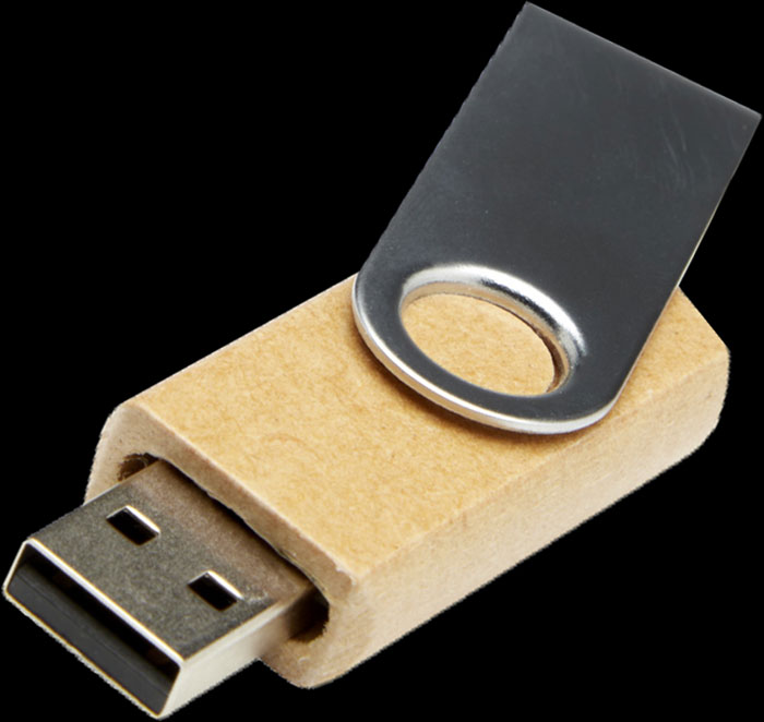 Chiavette USB Rotate in carta riciclata