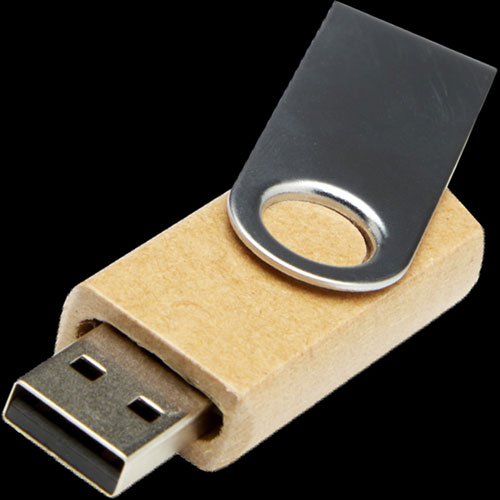 Chiavetta USB Rotate Carta Riciclata