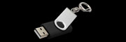 Chiavetta USB Rotate con portachiavi