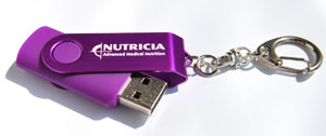 Chiavetta USB con incisione laser